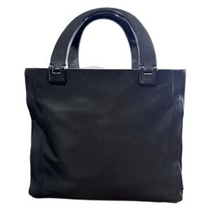 Prada Tessuto Black Lucite Tote in Nylon